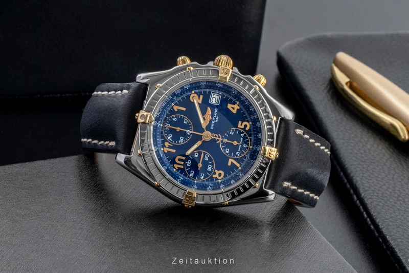Breitling Chronomat chronograph steel / gold automatic men's watch B13050.1 [2506540]