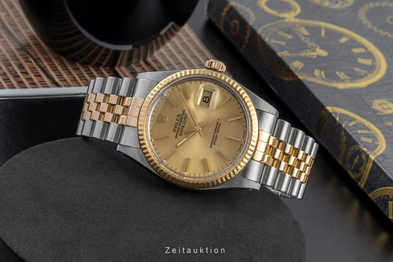 Rolex Datejust steel / gold automatic men's watch 16013 [2504398]