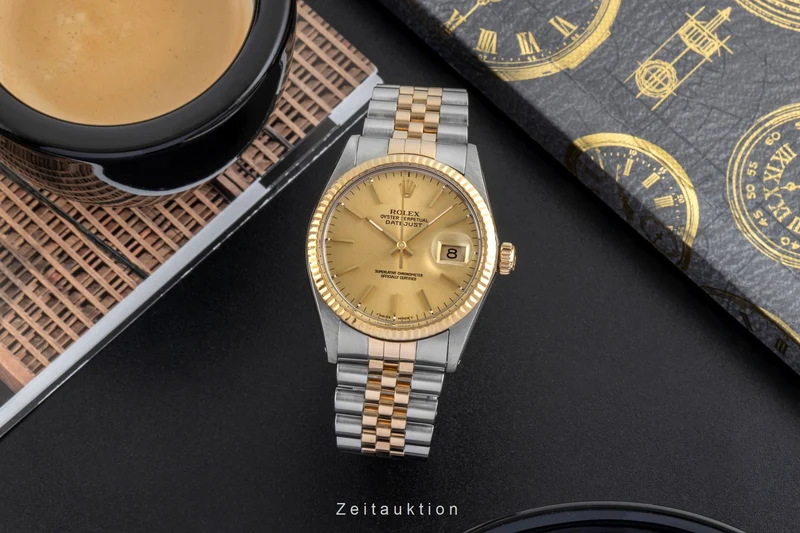 Rolex Datejust steel / gold automatic men's watch 16013 [2504398]