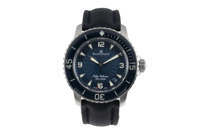 Blancpain Fifty Fathoms steel automatic men's watch 5015d-1140-52b LP: 17500EUR [2506997]