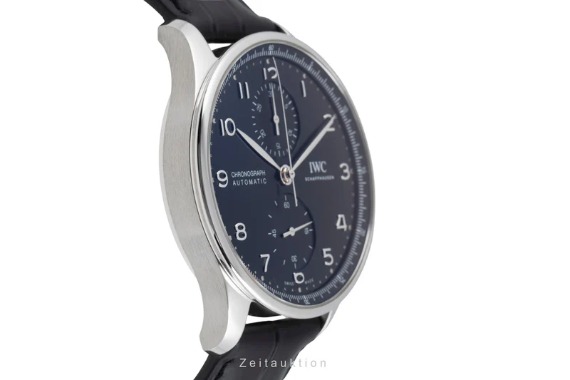 IWC Portugieser chronograph steel automatic men's watch IW371609 LP: 9100EUR [2506663]