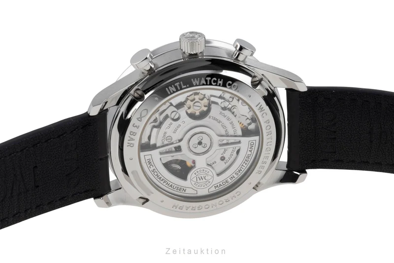 IWC Portugieser chronograph steel automatic men's watch IW371609 LP: 9100EUR [2506663]