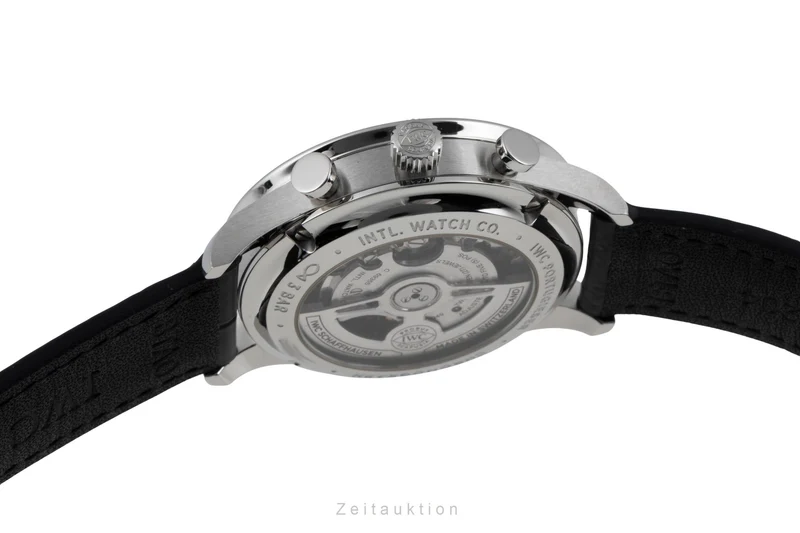 IWC Portugieser chronograph steel automatic men's watch IW371609 LP: 9100EUR [2506663]
