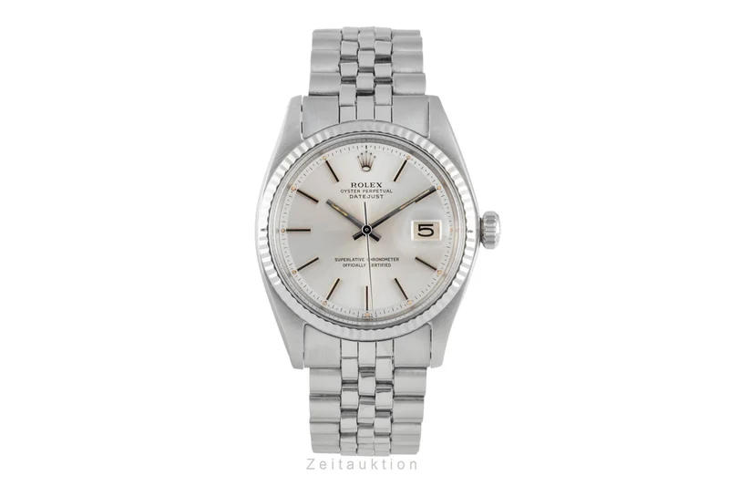 Rolex Datejust steel / white gold automatic men's watch 1601 Vintage [2506697]