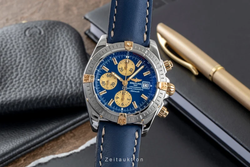 Breitling Chronomat chronograph steel / gold automatic men's watch B13356 [2506457]
