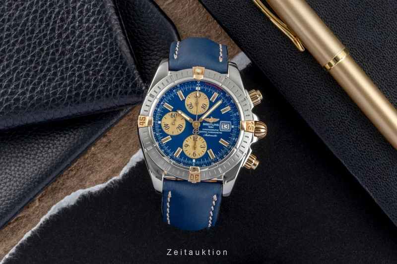 Breitling Chronomat chronograph steel / gold automatic men's watch B13356 [2506457]