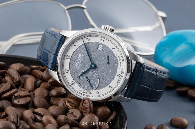 Union Glashütte 1893 steel manual winding men's watch D007.456.16.082.00 LP: 2680EUR [2506534]