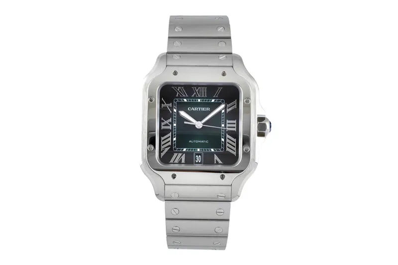 Cartier Santos steel automatic men's watch WSSA0062 LP: 8850EUR [2506924]