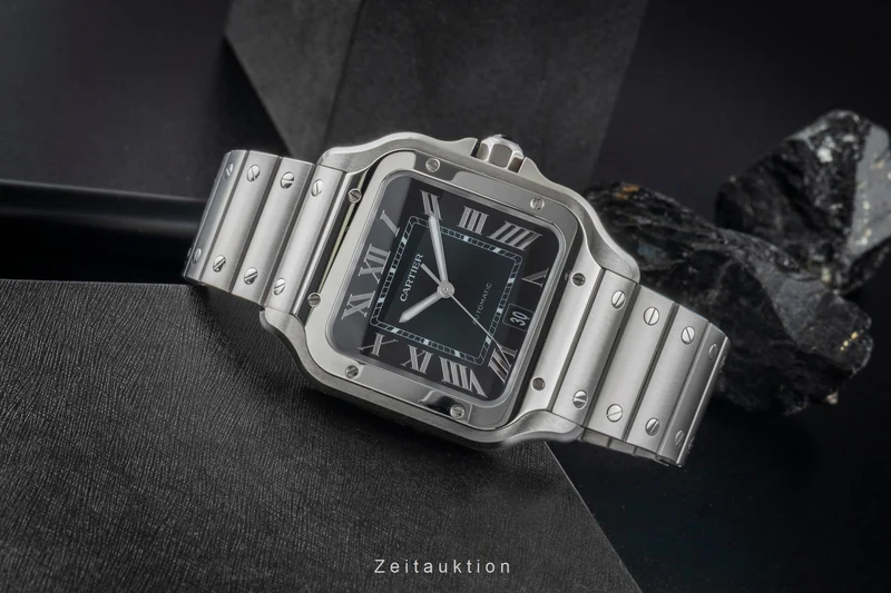 Cartier Santos steel automatic men's watch WSSA0062 LP: 8850EUR [2506924]