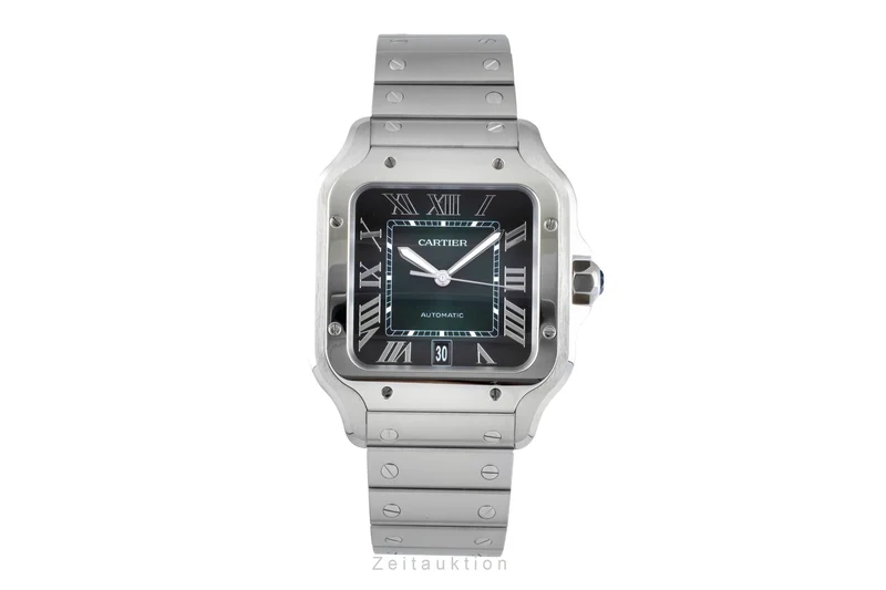 Cartier Santos steel automatic men's watch WSSA0062 LP: 8850EUR [2506924]