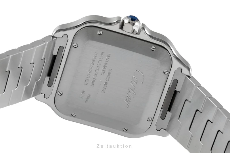 Cartier Santos steel automatic men's watch WSSA0062 LP: 8850EUR [2506924]