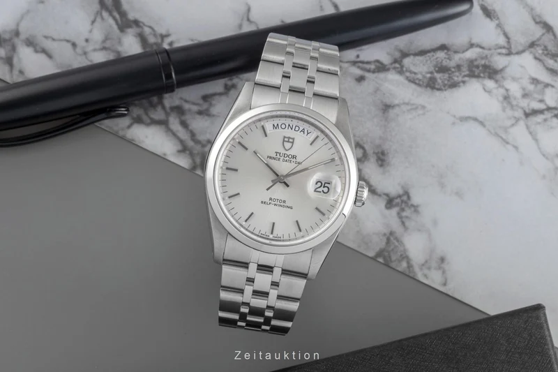 Tudor Date-Day steel automatic men's watch 76200 [2507292]