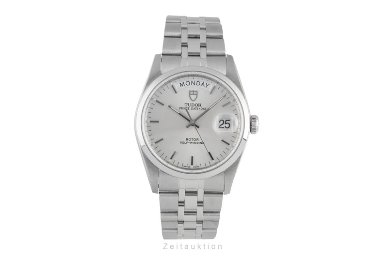 Tudor Date-Day steel automatic men's watch 76200 [2507292]