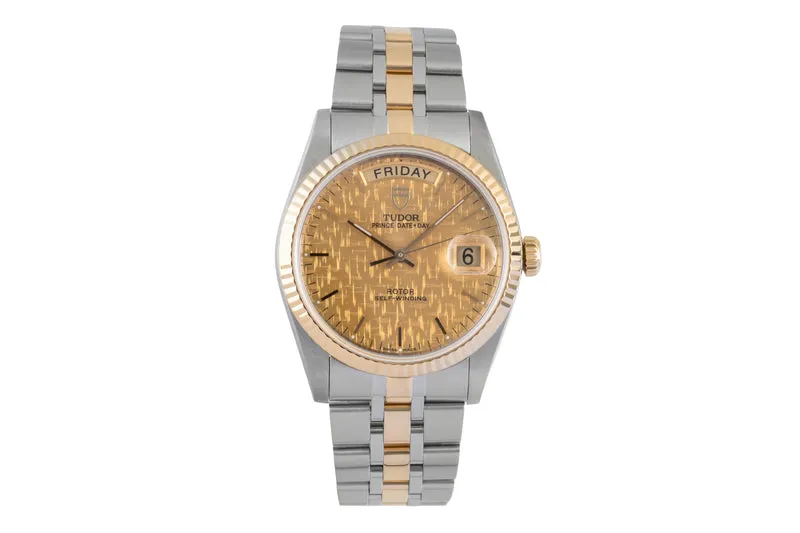 Tudor Date-Day steel / gold automatic men's watch 76213-0016 [2507156]