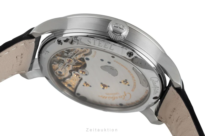 Glashütte PanoReserve steel manual winding men's watch 1-65-01-23-12-04 LP: 11800EUR [2506687]