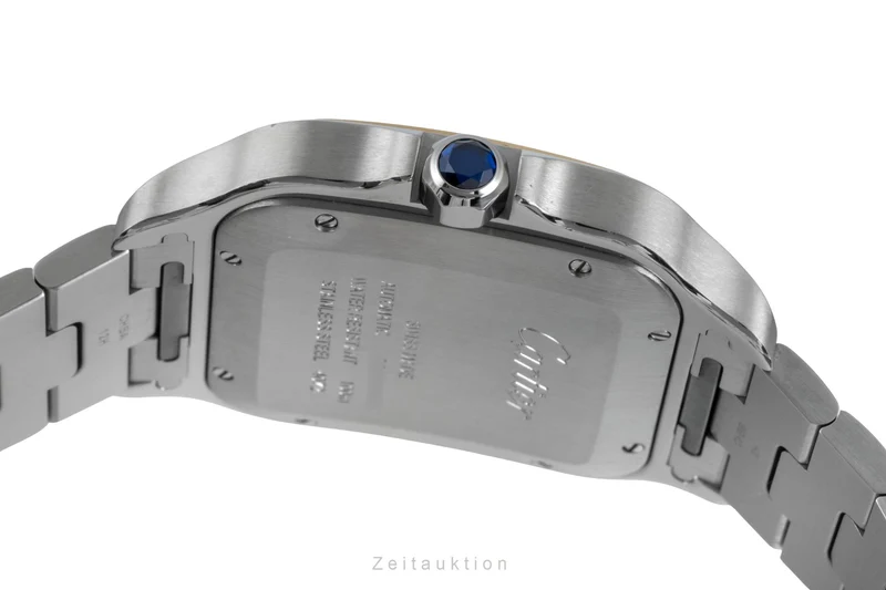 Cartier Santos steel / gold automatic men's watch W2SA0009 LP: 13400EUR [2506313]