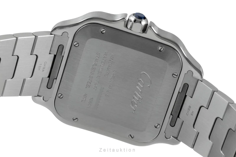 Cartier Santos steel / gold automatic men's watch W2SA0009 LP: 13400EUR [2506313]