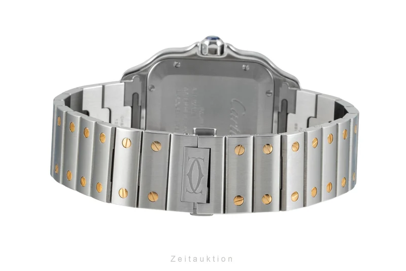 Cartier Santos steel / gold automatic men's watch W2SA0009 LP: 13400EUR [2506313]