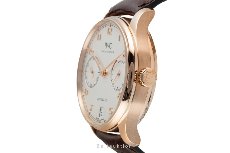 IWC Portugieser 18 ct red gold automatic men's watch IW500701 LP: 29100EUR [2507176]