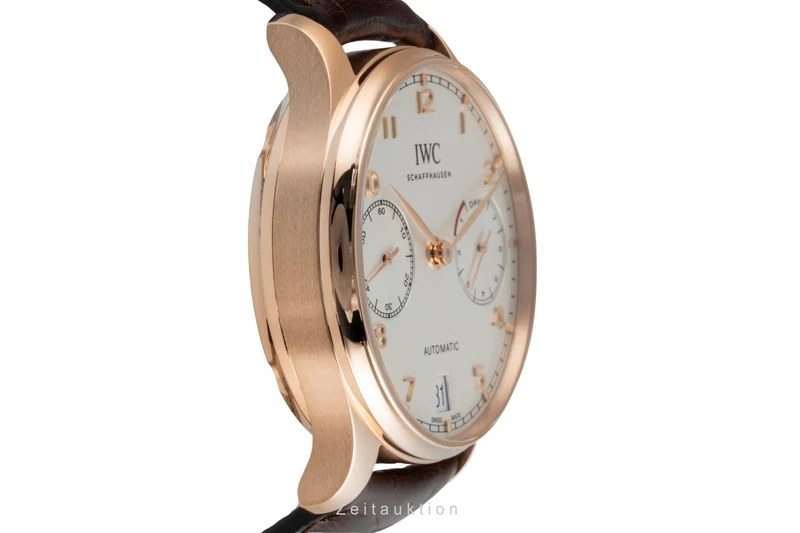 IWC Portugieser 18 ct red gold automatic men's watch IW500701 LP: 29100EUR [2507176]