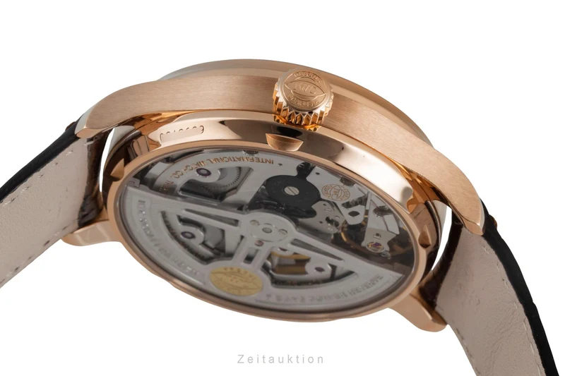 IWC Portugieser 18 ct red gold automatic men's watch IW500701 LP: 29100EUR [2507176]
