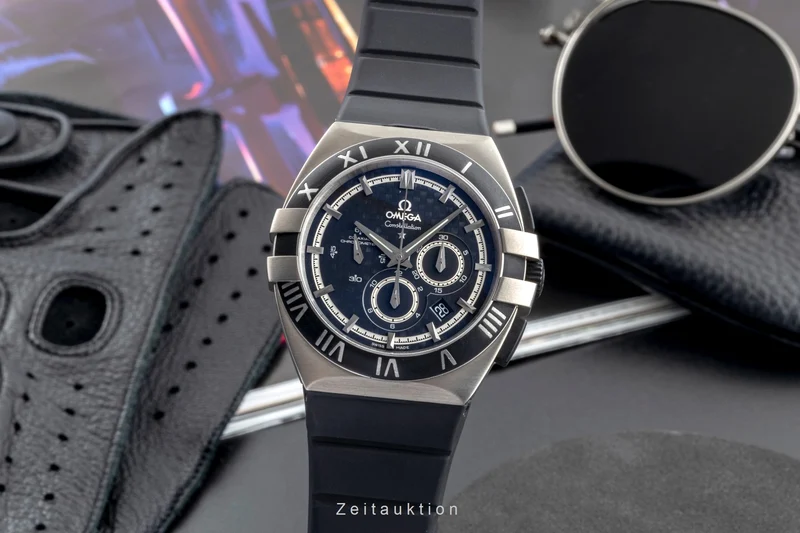 Omega Constellation chronograph titanium automatic men's watch 121.92.41.50.01.001 [2507239]