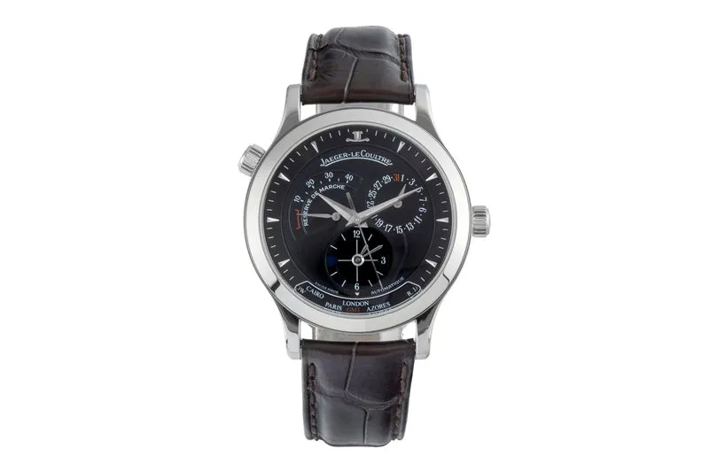Jaeger LeCoultre Master Geographic steel automatic men's watch Q1428170 / 142.8.92.S [2506579]