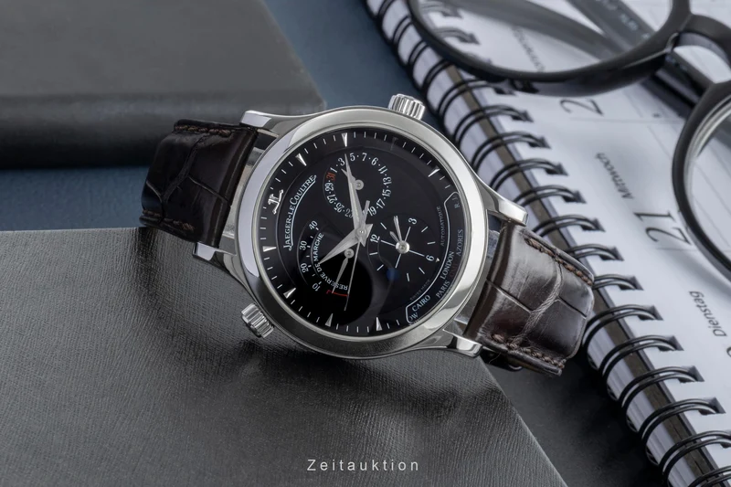 Jaeger LeCoultre Master Geographic steel automatic men's watch Q1428170 / 142.8.92.S [2506579]
