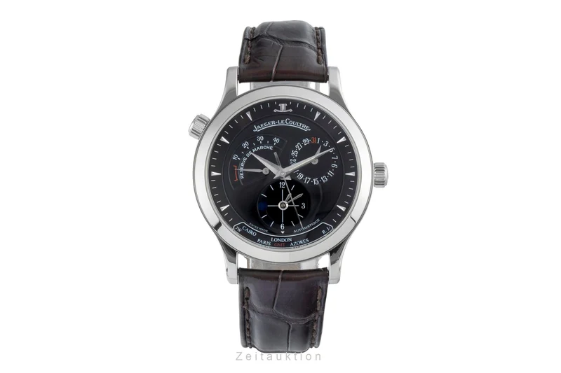 Jaeger LeCoultre Master Geographic steel automatic men's watch Q1428170 / 142.8.92.S [2506579]