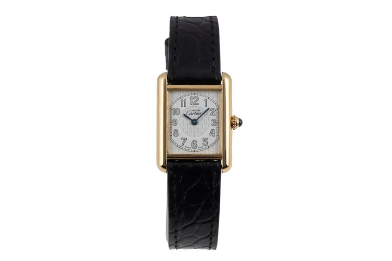 Cartier Tank silver-gilt quartz women's watch W1013854 [2506500]