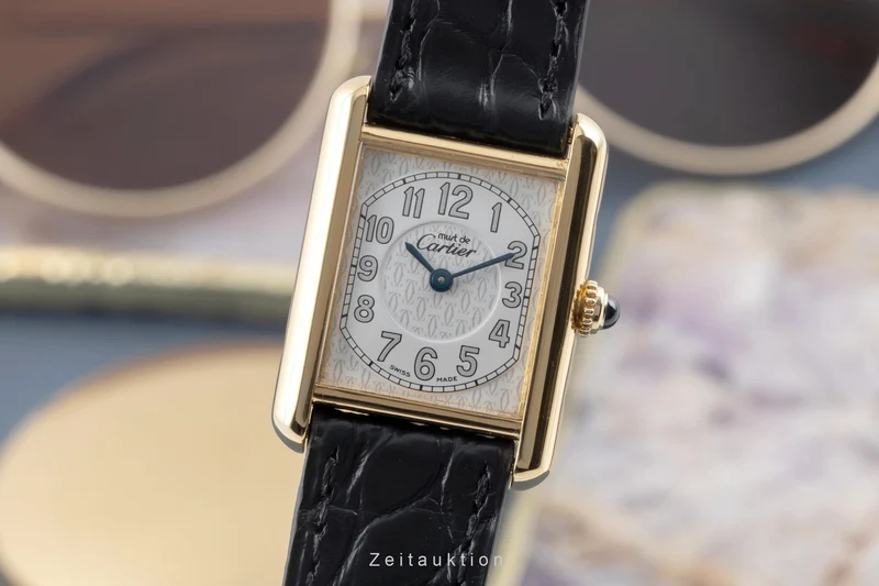 Cartier Tank silver-gilt quartz women's watch W1013854 [2506500]
