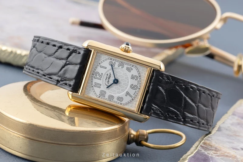 Cartier Tank silver-gilt quartz women's watch W1013854 [2506500]