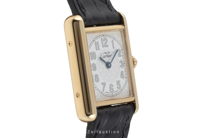 Cartier Tank silver-gilt quartz women's watch W1013854 [2506500]