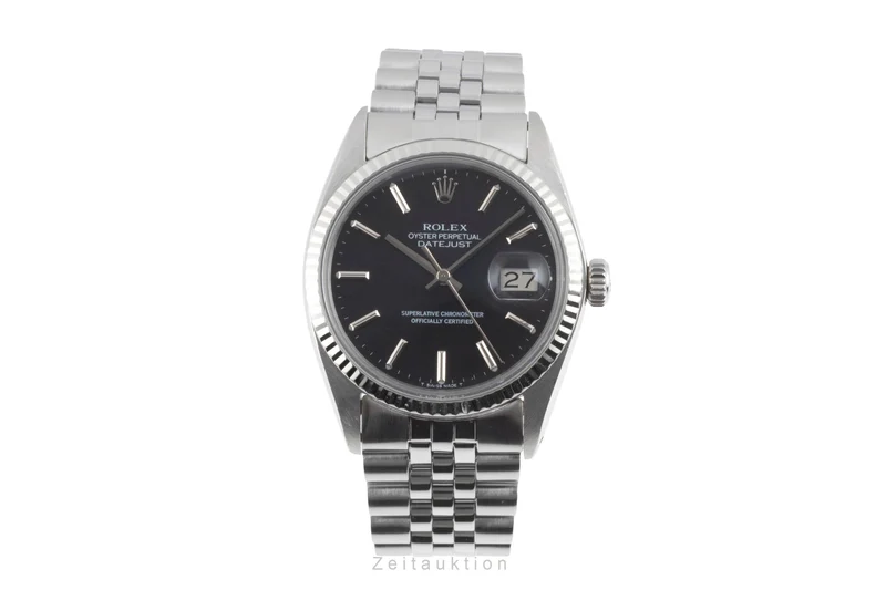Rolex Datejust steel / white gold automatic men's watch 16014 Vintage [2506949]