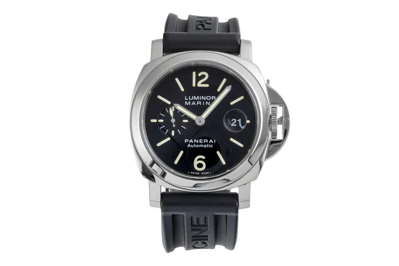 Panerai Luminor Marina steel automatic men's watch PAM00104 LP: 8900EUR [2506517]