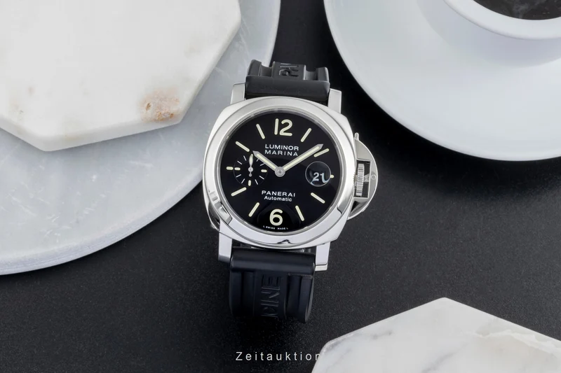 Panerai Luminor Marina steel automatic men's watch PAM00104 LP: 8900EUR [2506517]