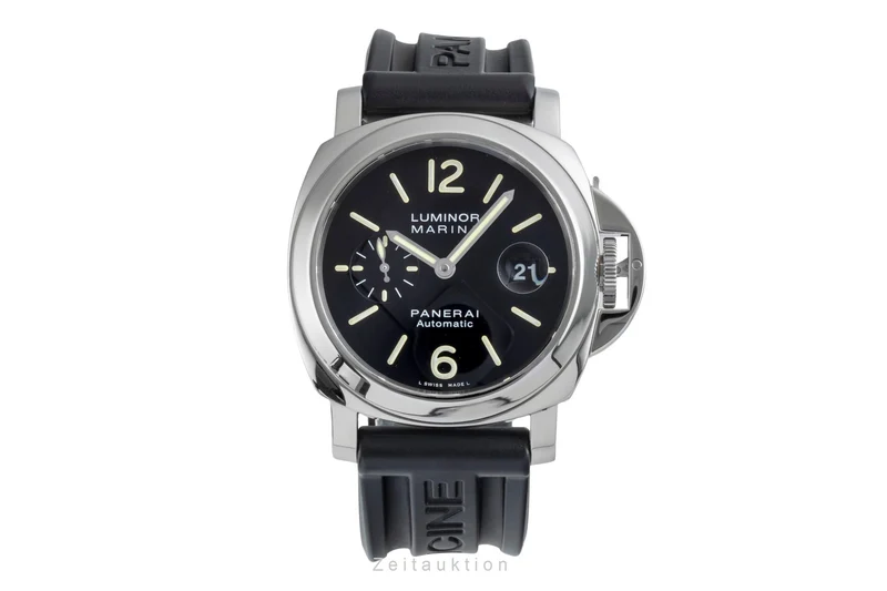 Panerai Luminor Marina steel automatic men's watch PAM00104 LP: 8900EUR [2506517]