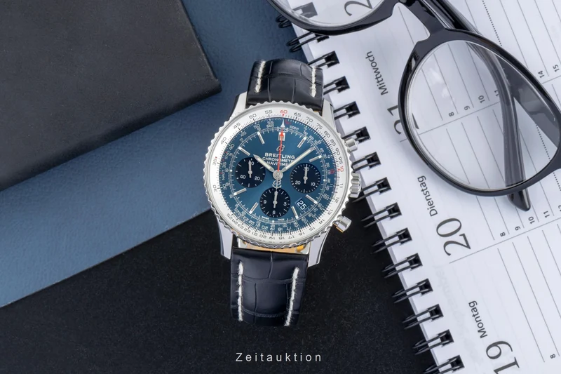 Breitling Navitimer 01 chronograph steel automatic men's watch AB0121211C1P1 LP: 9050EUR [2507026]