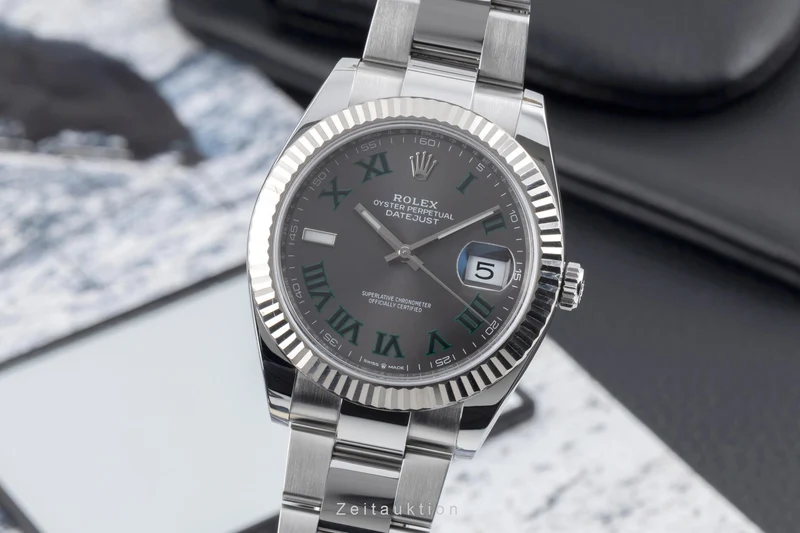 Rolex Datejust steel / white gold automatic men's watch 126334 [2506882]
