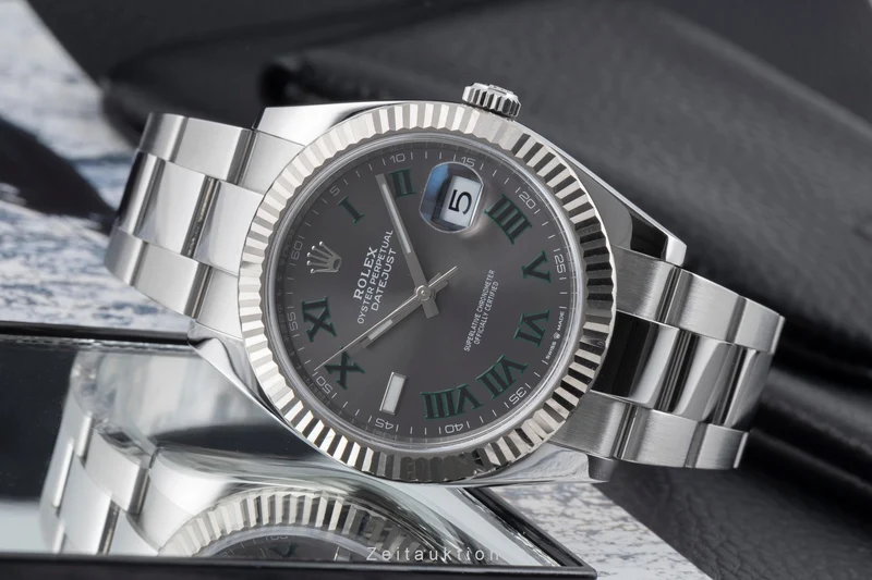 Rolex Datejust steel / white gold automatic men's watch 126334 [2506882]