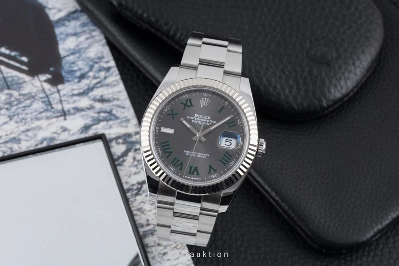 Rolex Datejust steel / white gold automatic men's watch 126334 [2506882]