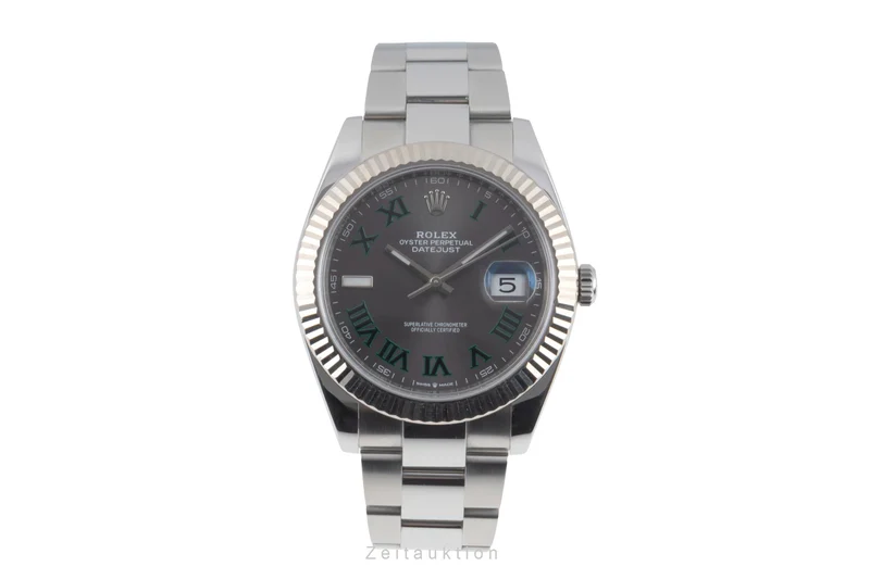 Rolex Datejust steel / white gold automatic men's watch 126334 [2506882]