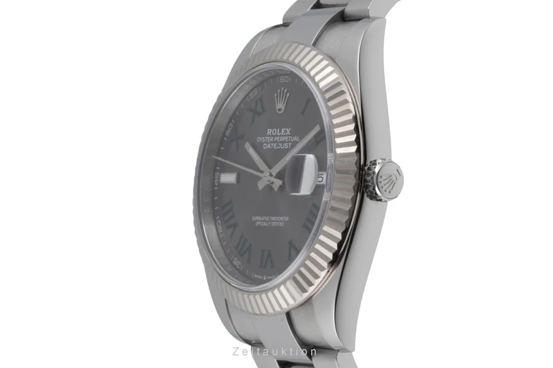 Rolex Datejust steel / white gold automatic men's watch 126334 [2506882]