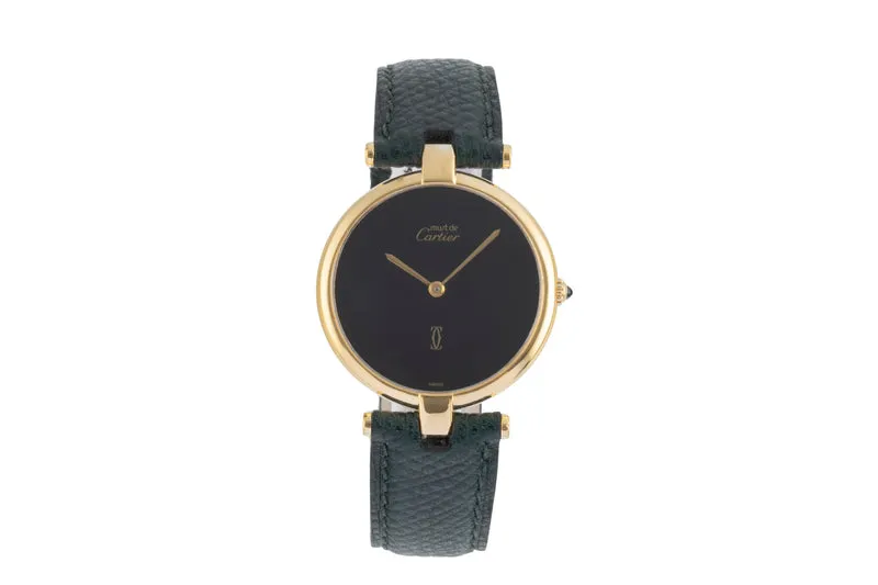Cartier Vendome silver-gilt quartz unisex Vintage [2504012]
