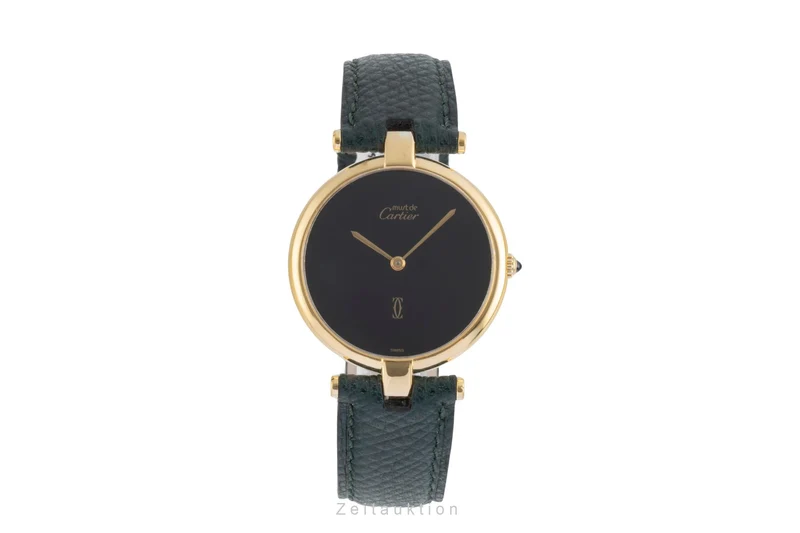 Cartier Vendome silver-gilt quartz unisex Vintage [2504012]