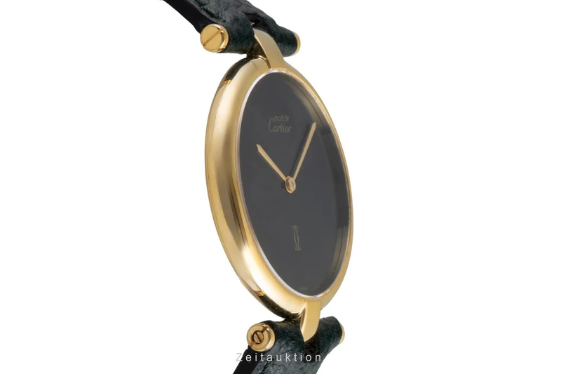 Cartier Vendome silver-gilt quartz unisex Vintage [2504012]