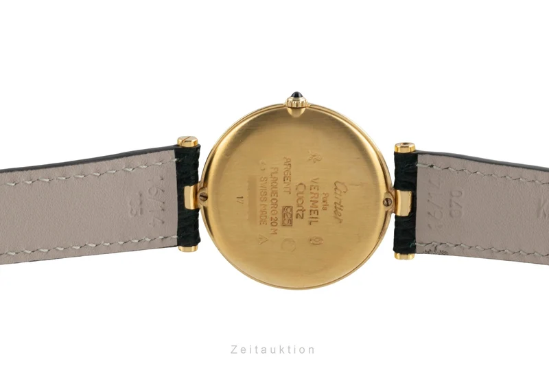 Cartier Vendome silver-gilt quartz unisex Vintage [2504012]