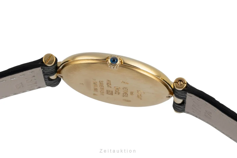 Cartier Vendome silver-gilt quartz unisex Vintage [2504012]