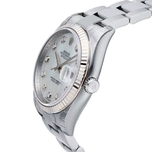 Rolex Datejust 36 116234 Perlmutt Diamant