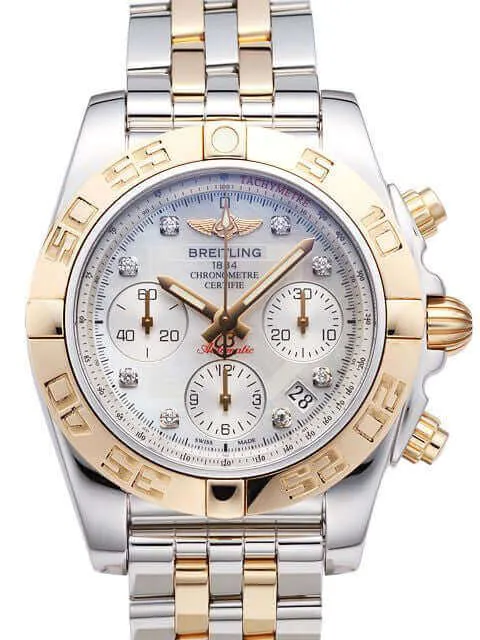 Breitling Chronomat 41 CB014012.A723.378C Edelstahl Roségold DIA